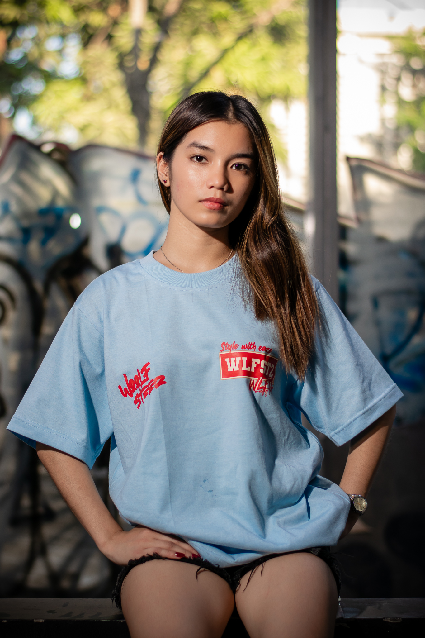 Wolf Style Printed Tee